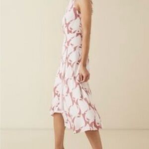 Reiss Doriana High Neck Midi Dress